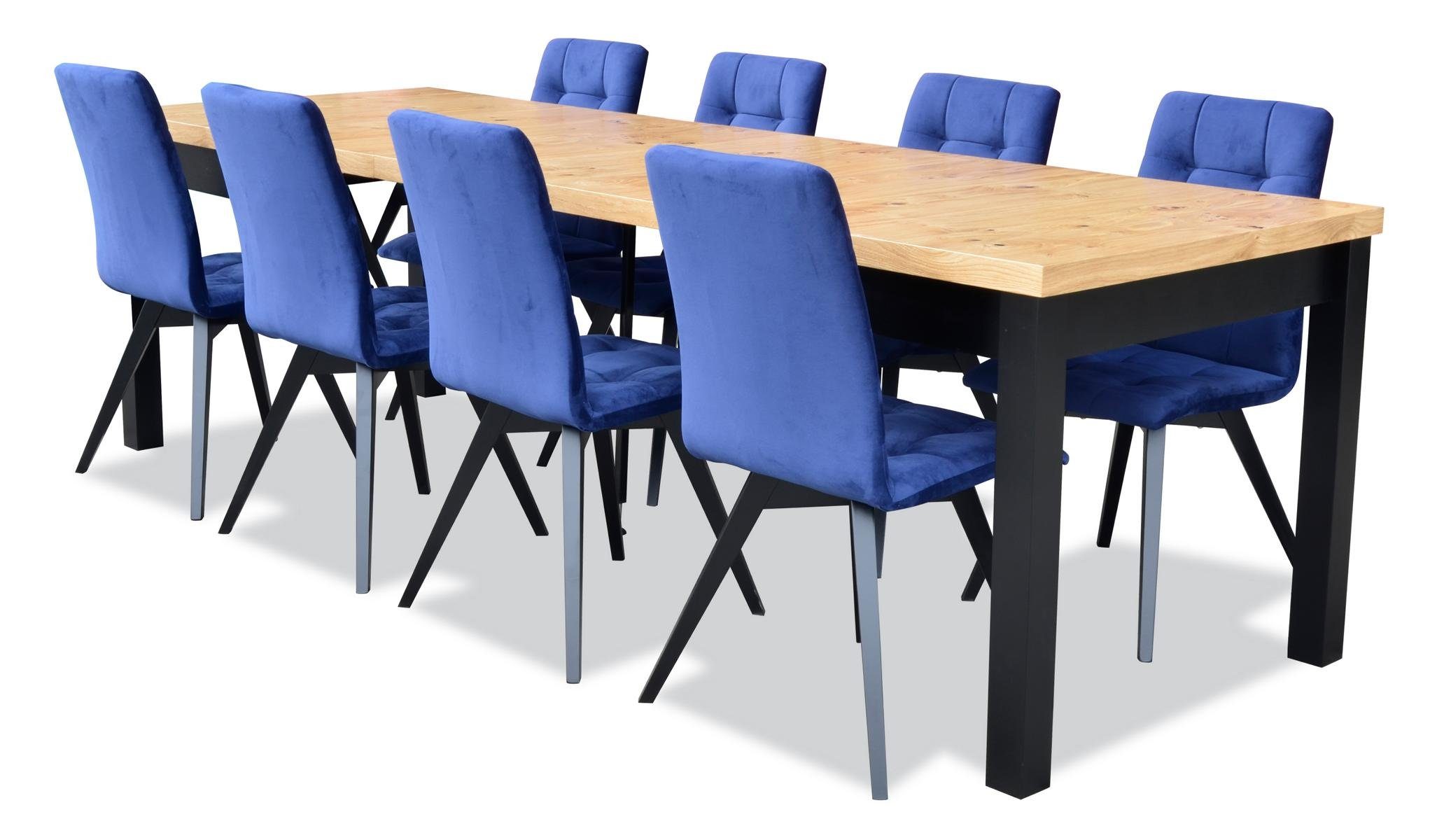 JVmoebel Essgruppe, Esszimmer 6 Stühle 7tlg Set Klassische Garnitur  Rechteckig Esstisch Stuhl Gruppe online kaufen | OTTO