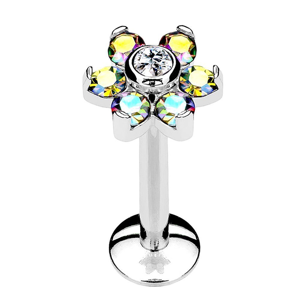 Taffstyle Piercing-Set Piercing Stab Stecker Blüte günstig online kaufen