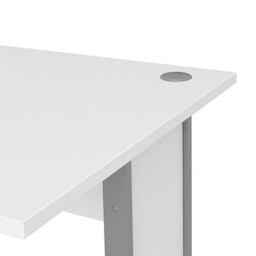 Tvilum Schreibtisch Computertisch PRIMA, Weiß matt, 150 x 75 x 80 cm