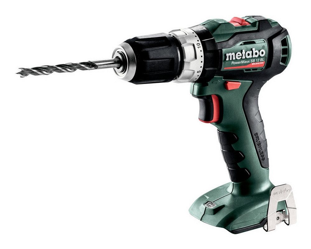 metabo Akku-Schlagbohrschrauber PowerMaxx SB 12 BL, 12 V, Ohne Akku mit MetaLoc Koffereinlage