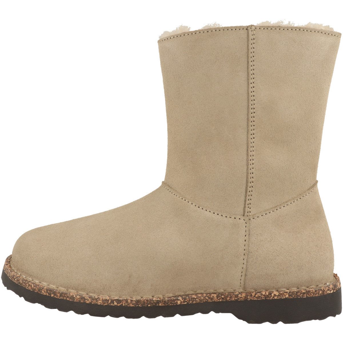 Birkenstock Uppsala Zip Shearling Veloursleder normal Damen Winterboots Stiefeletten, Stiefel, Winterstiefel, Winterboots, Schneestiefel