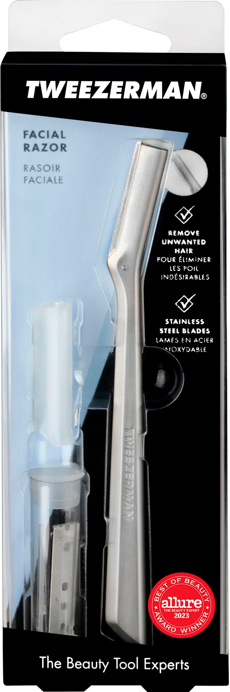 TWEEZERMAN Rasiermesser TWEEZERMAN, Facial Razor: Hochwertiger Gesichtshaarentferner
