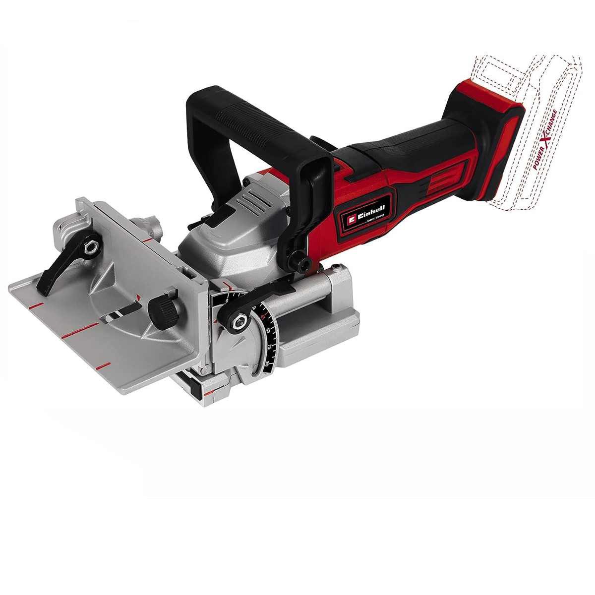 Einhell Flachdübelfräse Einhell Akku-Flachdübelfräse TE-BJ 18 Li-Solo Power X-Change 18 V