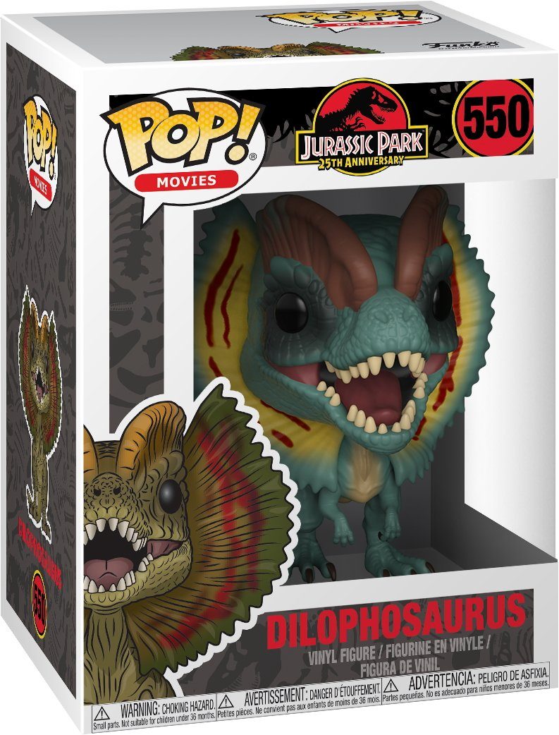 Funko Spielfigur Jurassic Park - Dilophosaurus 550 Pop!