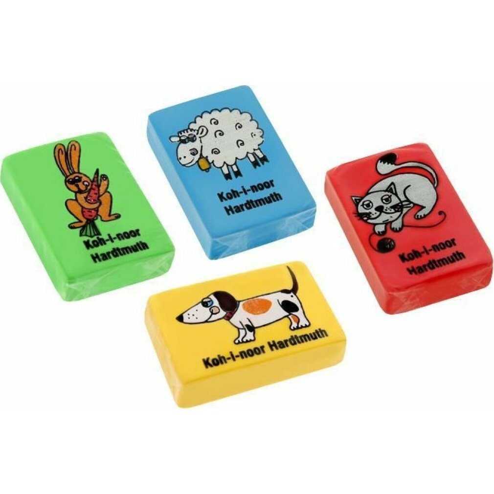 KOH-I-NOOR Spiel Kunststoff-Gummi-Tiere 1 Stück (Mix)