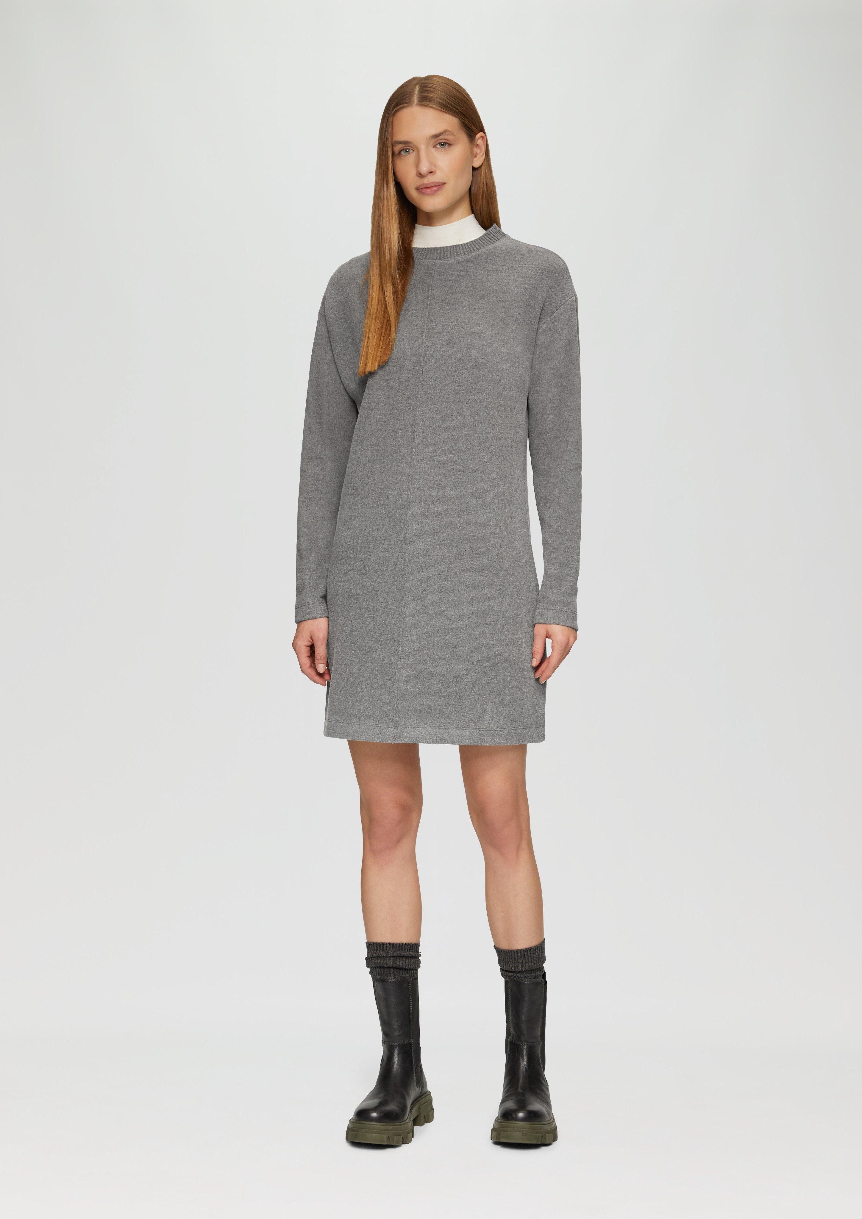 s.Oliver Minikleid Weiches Sweat-Kleid mit Ziernaht günstig online kaufen