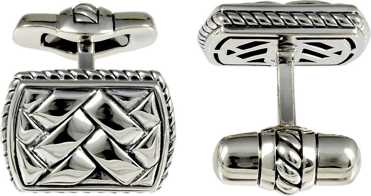 BALDESSARINI Auftritt 925, Weihnachten, Hemd, Anzug, Jeans, Strukturierte Silber Geburtstag Geschenk, Manschettenknöpfe Sneaker! Cufflink stylischen Manschettenknöpfe zu Anlass für Schmuck einen