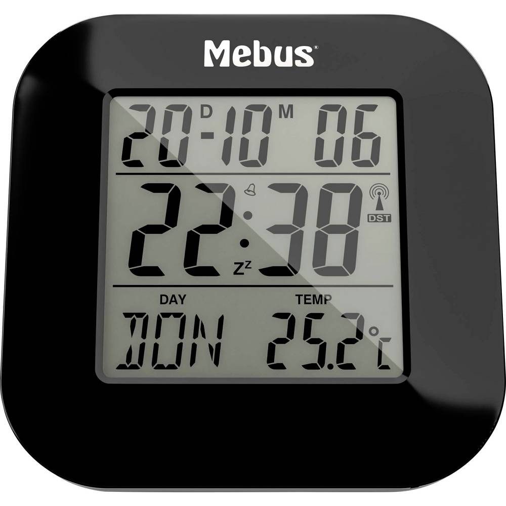 Mebus Wecker Funkwecker digital 51510
