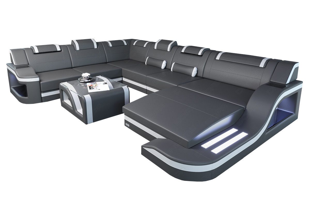 Sofa Dreams Wohnlandschaft Ledercouch Sofa Leder günstig online kaufen