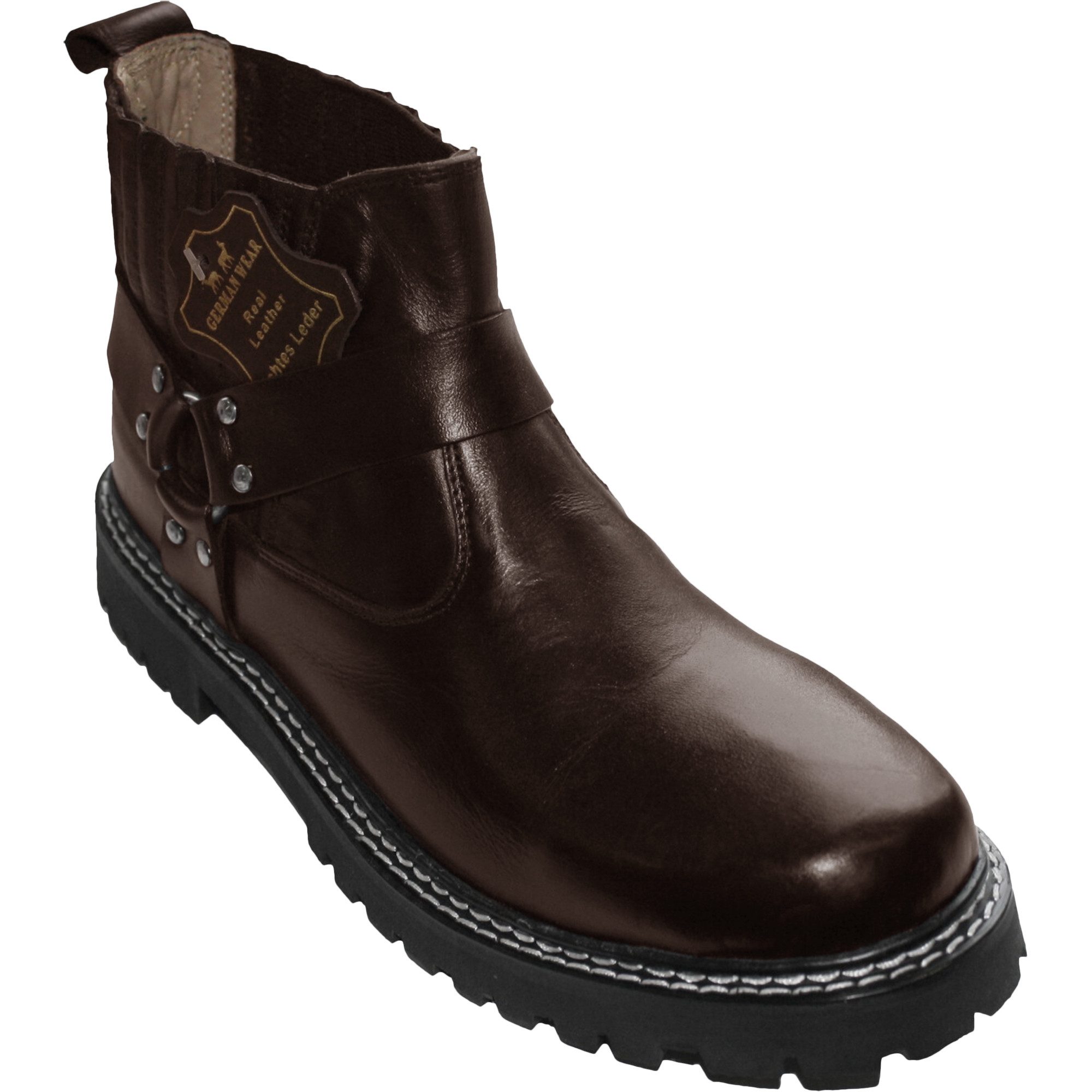 German Wear GW411-S Motorradstiefel Western Reiter Chopper Motorrad Ledersc günstig online kaufen