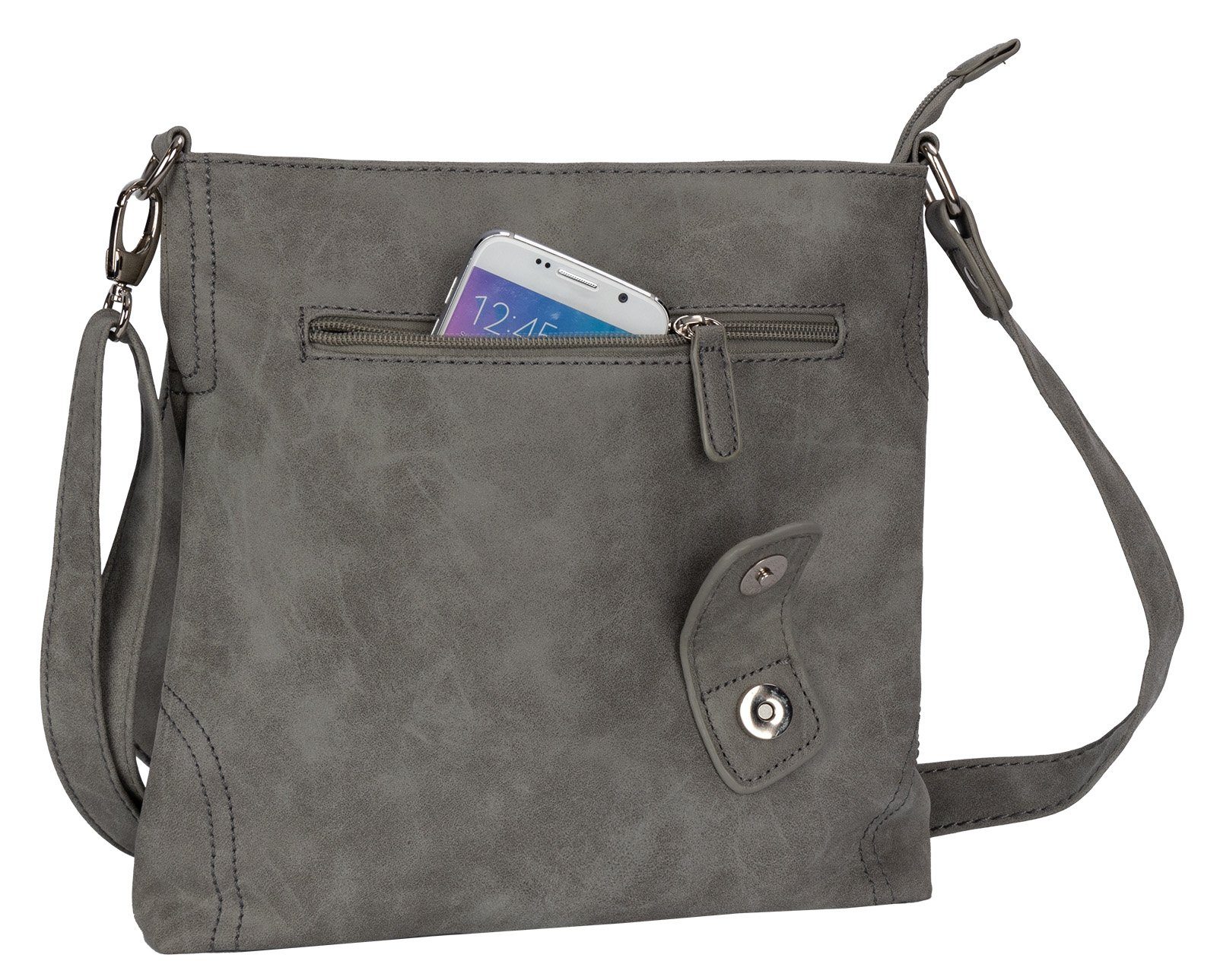 BAG STREET Sporttasche Bag Street Damentasche Umhängetasche Handtasche Schultertasche, als Schultertasche, Umhängetasche tragbar