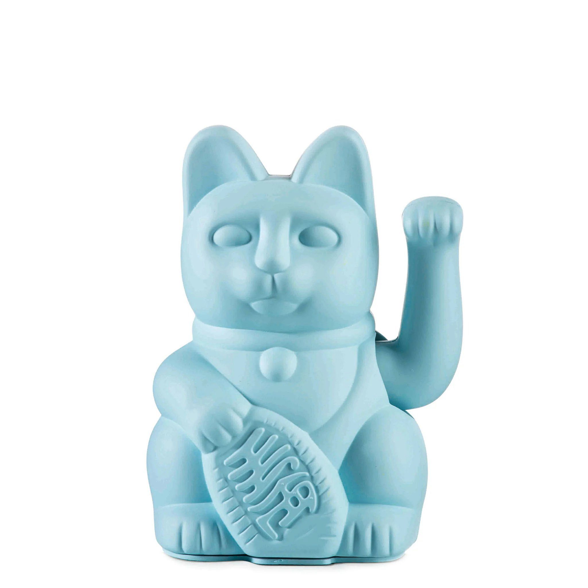 Donkey Products Dekofigur Donkey Lucky Cat Winkekatze blau