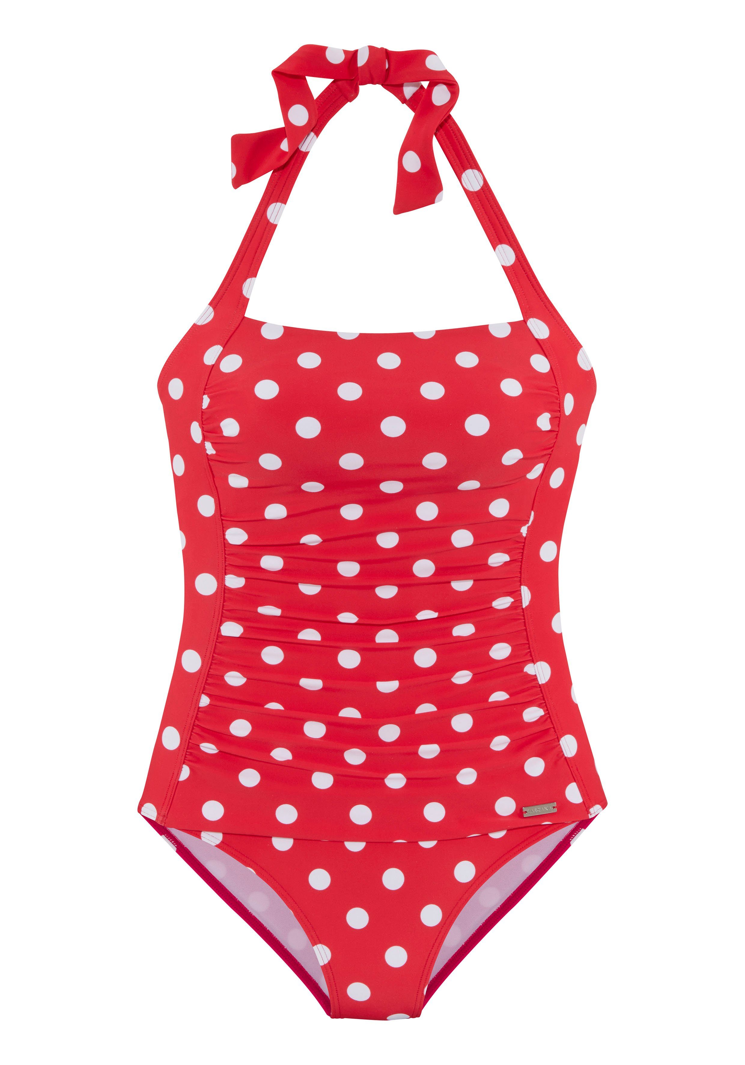 LASCANA Badeanzug im Punkte-Design mit Shaping-Effekt günstig online kaufen