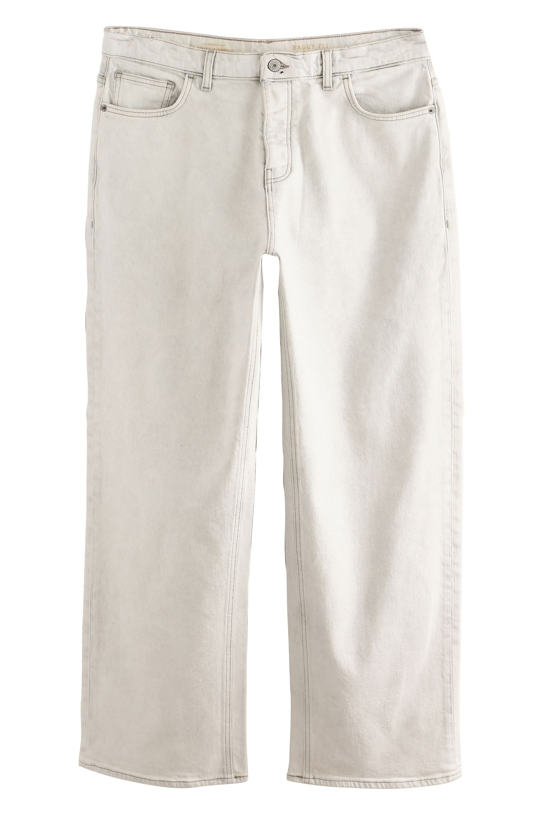 Next Weite Jeans Authentic Stretch-Jeans im Baggy Fit (1-tlg) günstig online kaufen