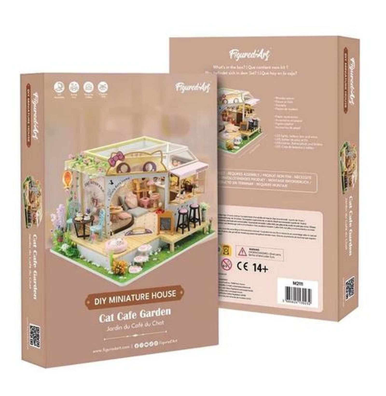 Figured'Art Kreativset DIY Miniatur-Sets, verschiedene Modelle