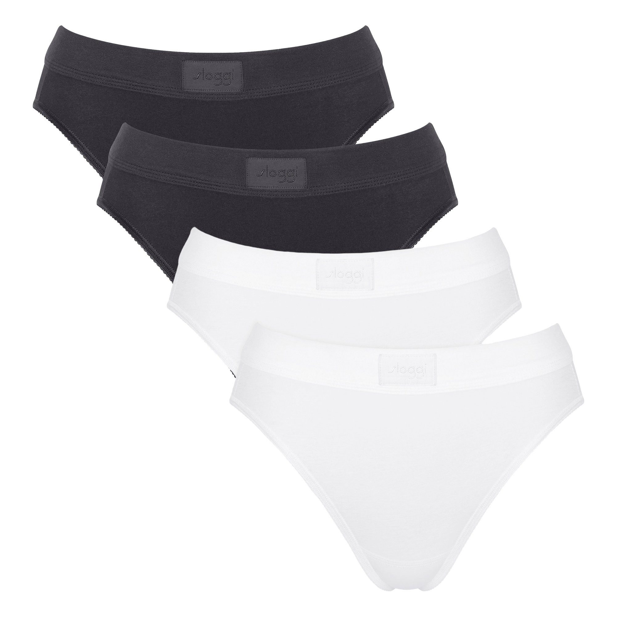 Slip Damen Slip 4er Pack Baumwolle
