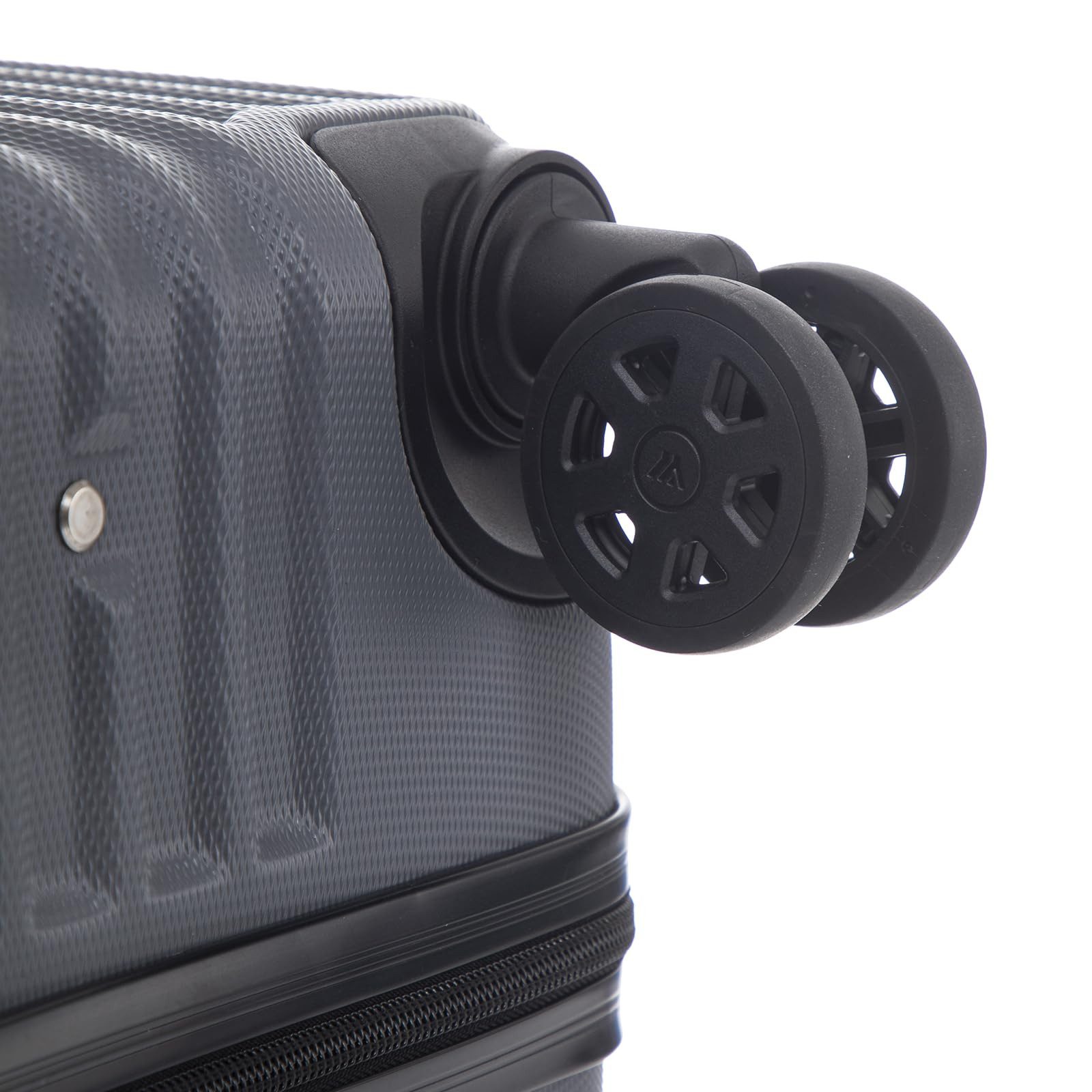 YONSLY Koffer Hartschalen-Reisekoffer Trolley Handgepäck, 4 Rollen, ABS-Hartschale, Zahlenschloss, weicher Gummigriff