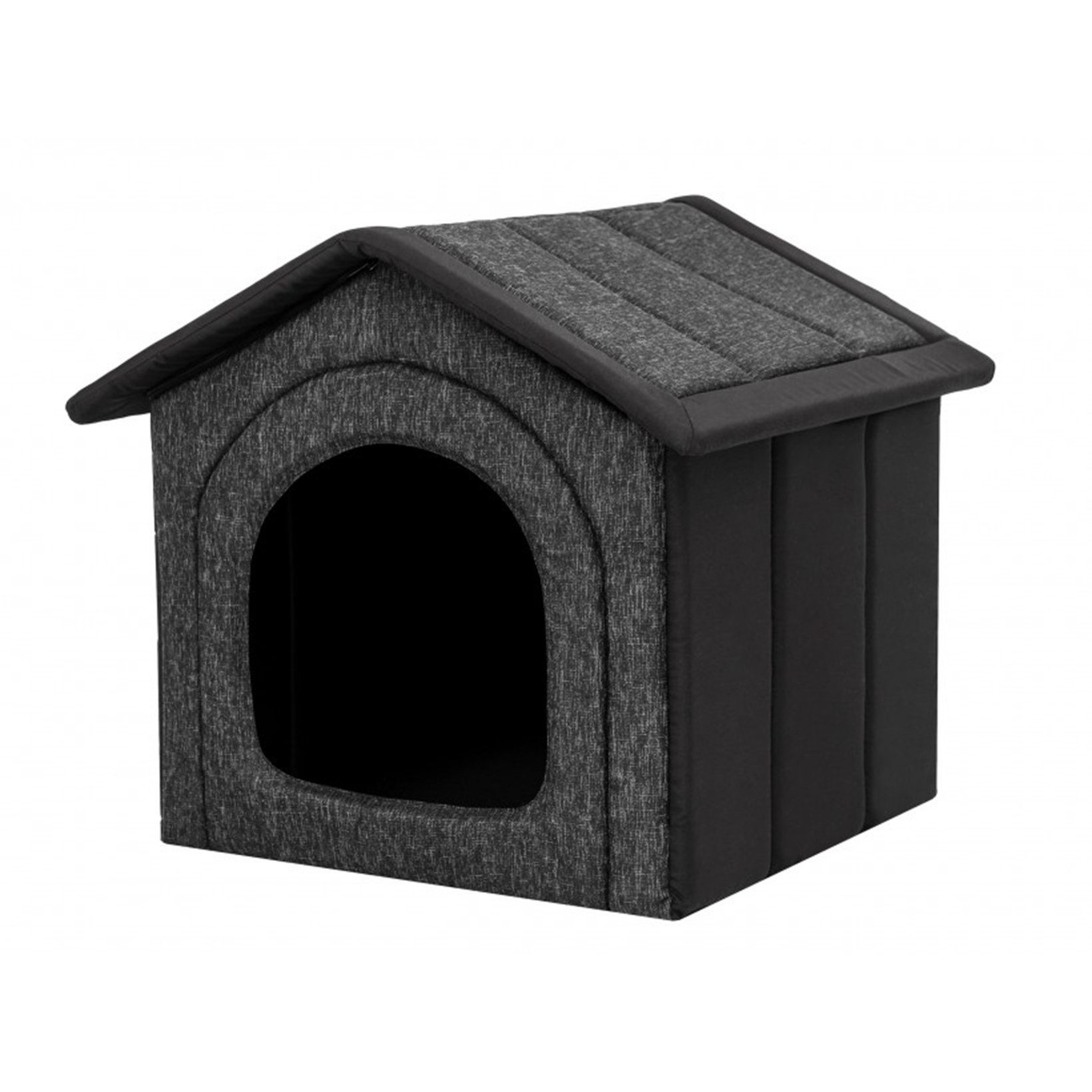 Hobbydog Hundehütte Kuschelhöhle waschbar, formstabil und pflegeleicht, Ökoleinen/Oxford, waschbar bei 30°C, formstabile Füllung, kratzfest