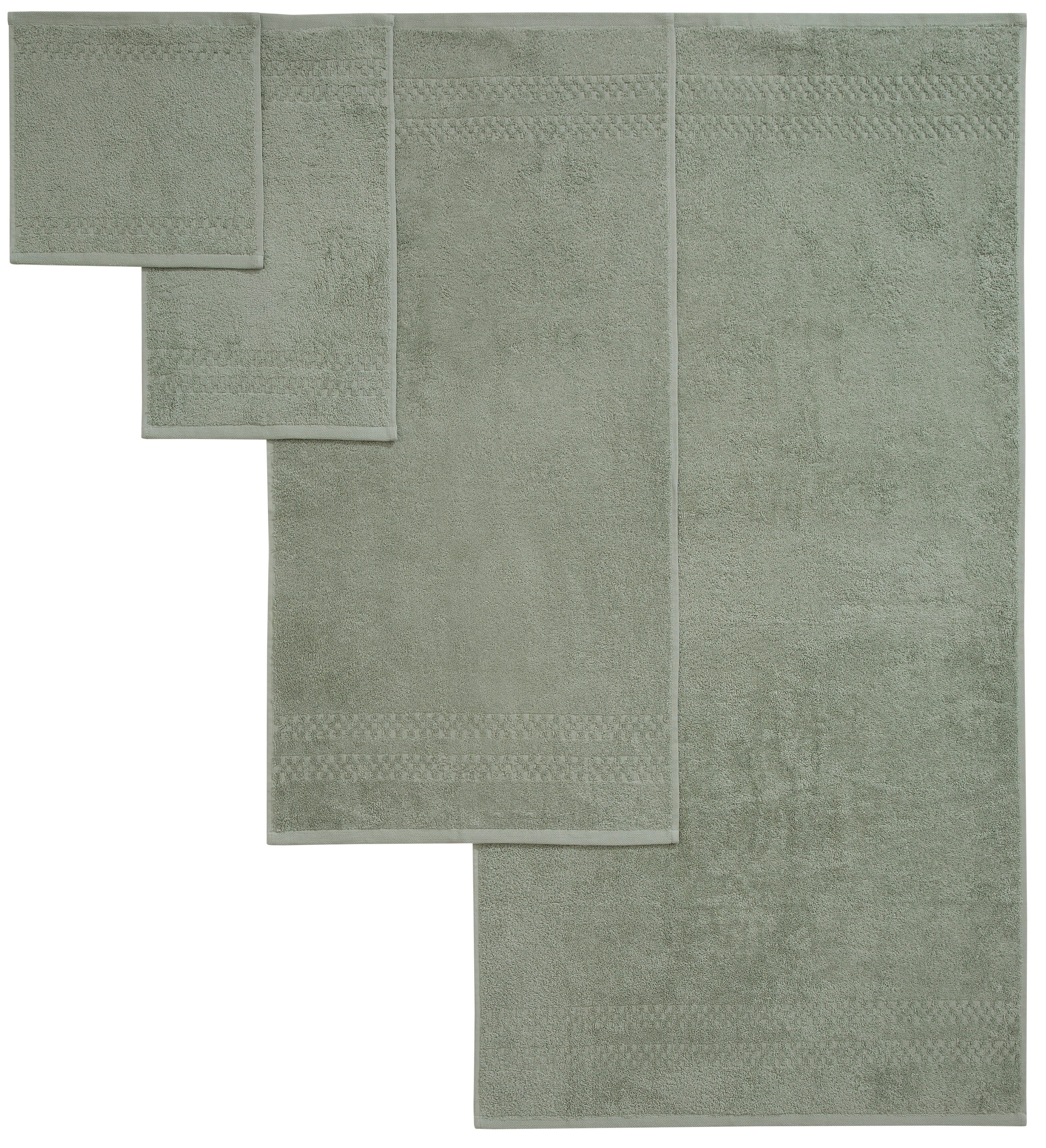 OTTO home Handtuch Set Regona, als 10 tlg Set und Serie, Premium Handtücher, 500 gr/m², Frottier (Set, 10-St), Duschtücher, Handtücher, Gästetücher, Seiftücher, – Bild 4 von 5