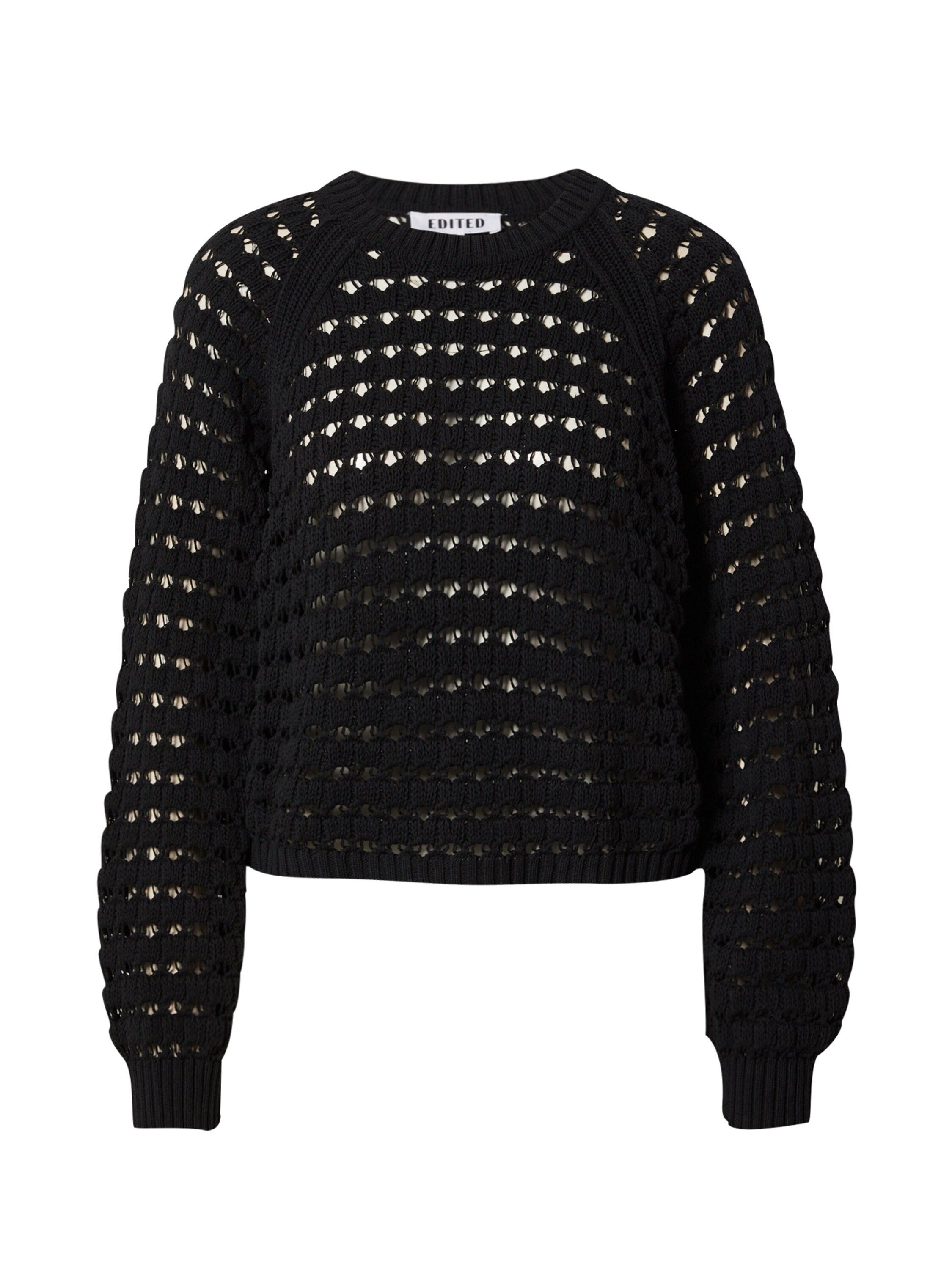 EDITED Strickpullover Tiare (1-tlg) Lochmuster