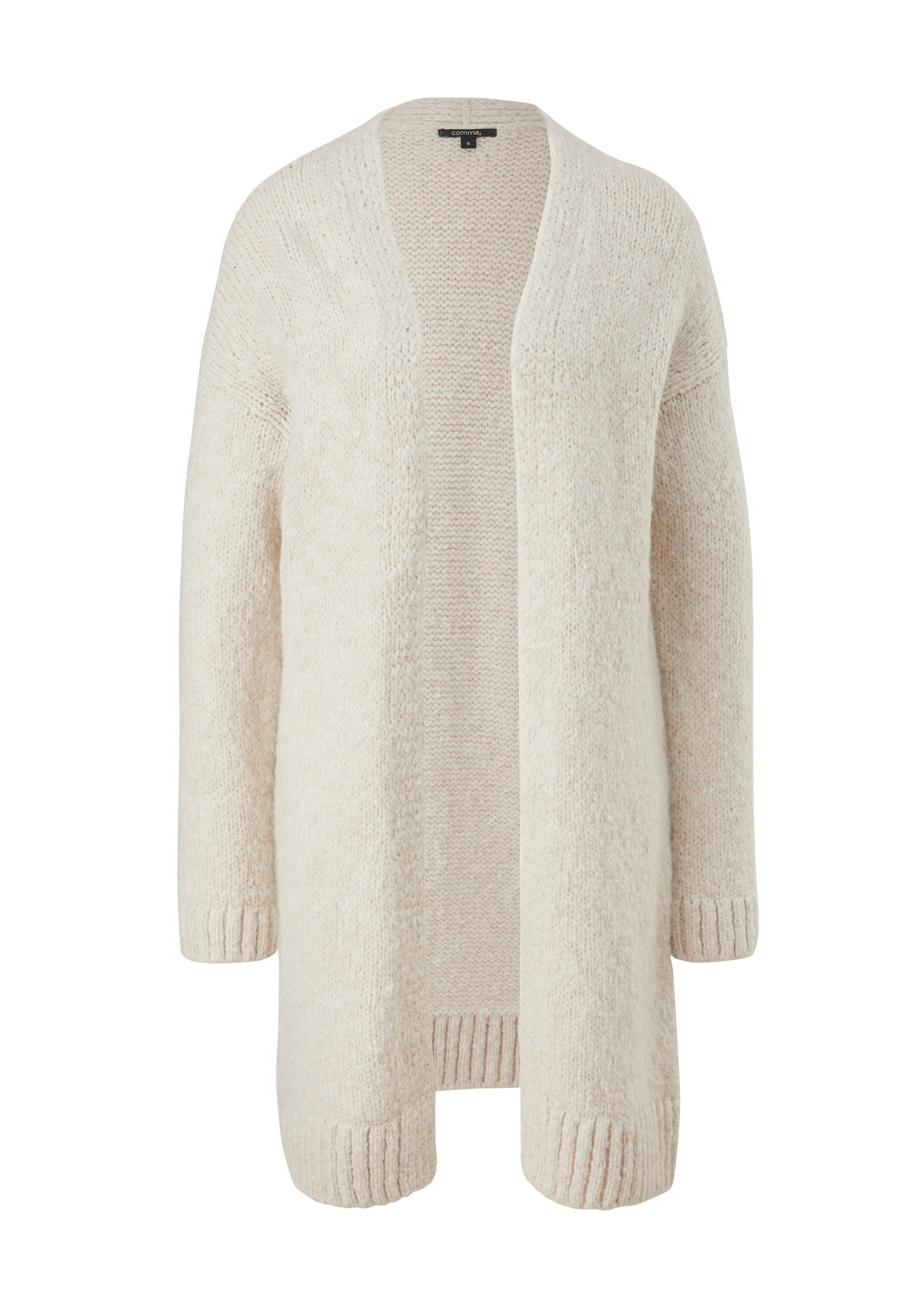 comma Cardigan Strickjacke Strickcardigan aus Alpakamix günstig online kaufen