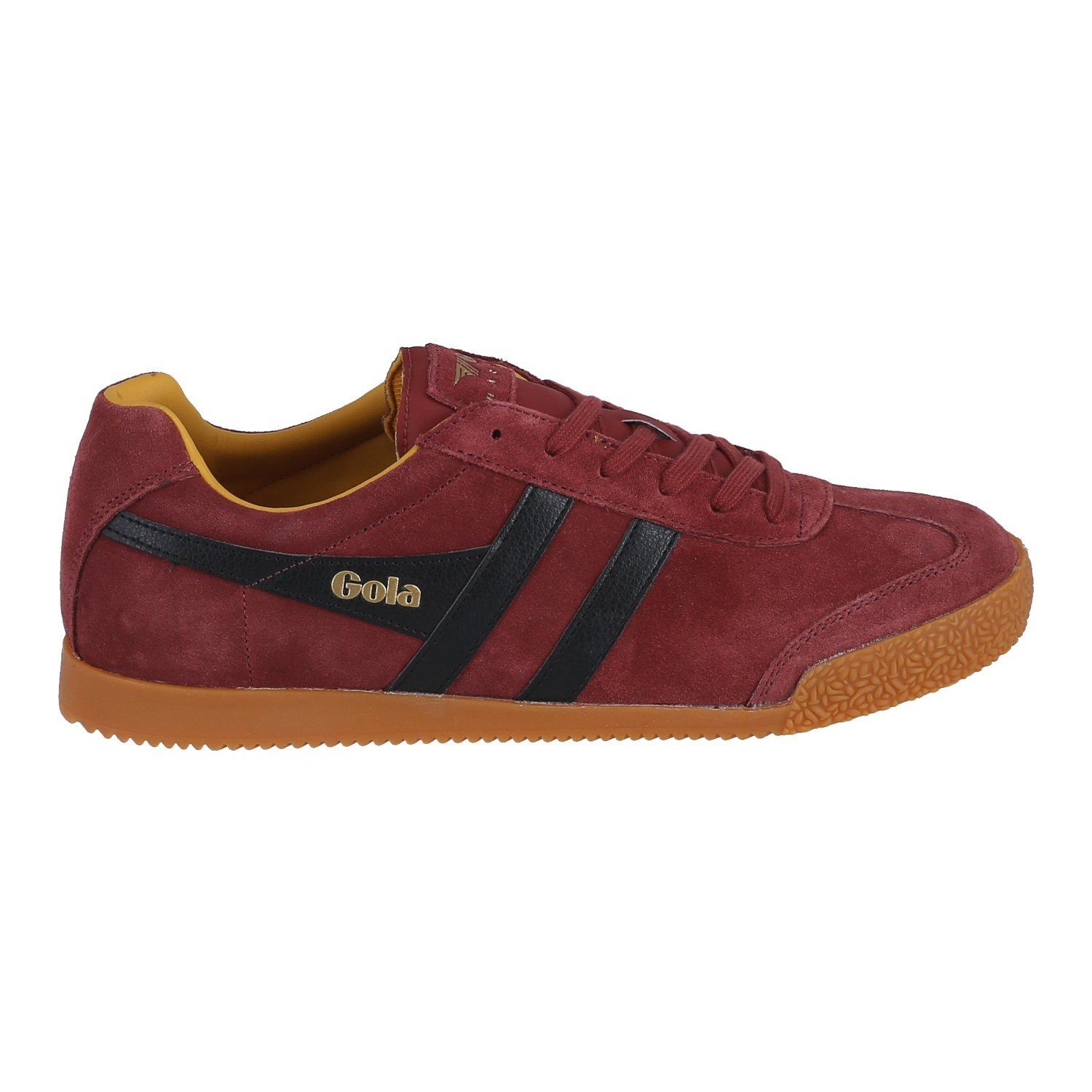 Gola Harrier Suede-Leder 2025 ockerrot/schwarz/sonnengelb Herren Sneaker günstig online kaufen