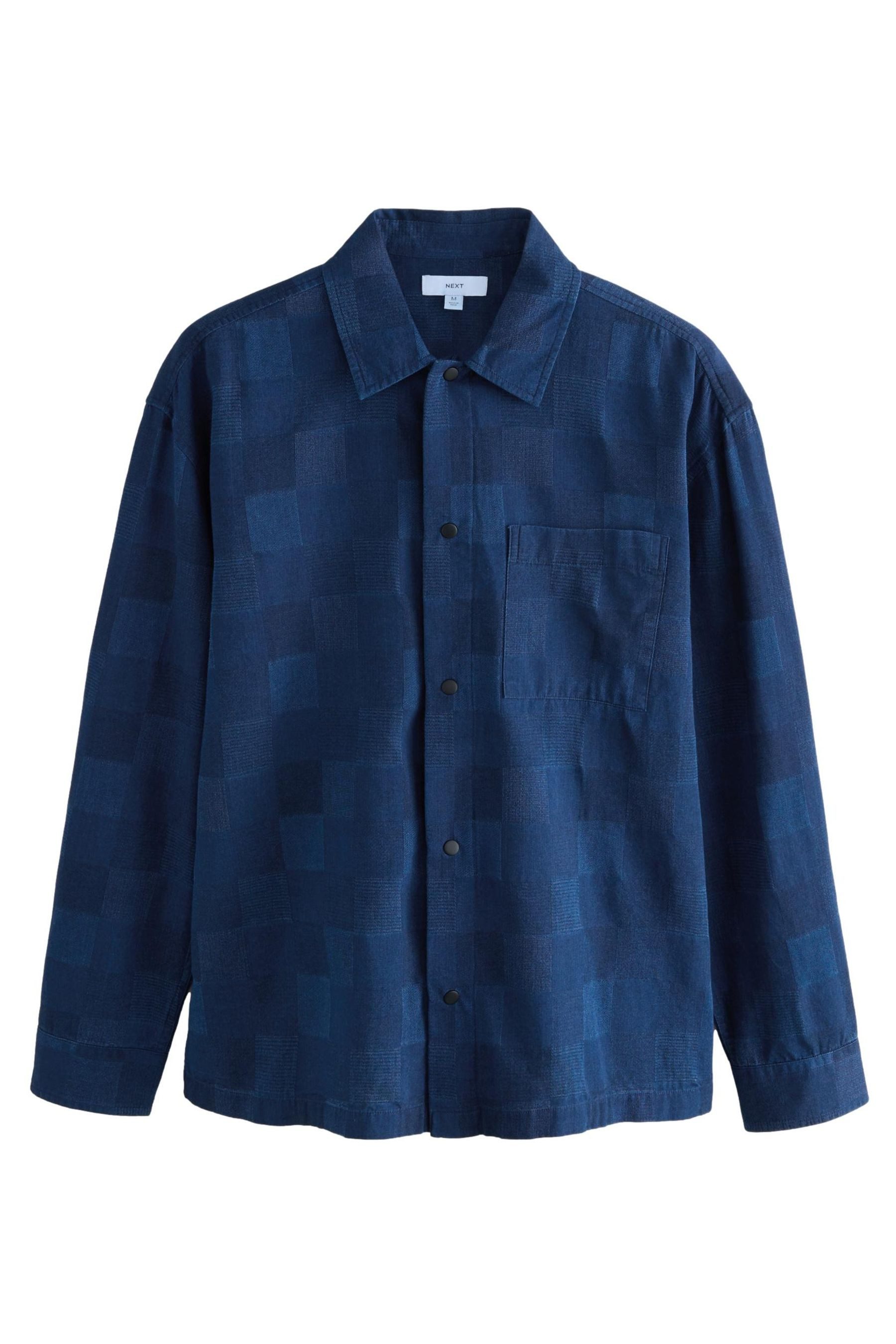 Langarmhemd Patchwork-Langarmshirt aus 100 % Baumwolle