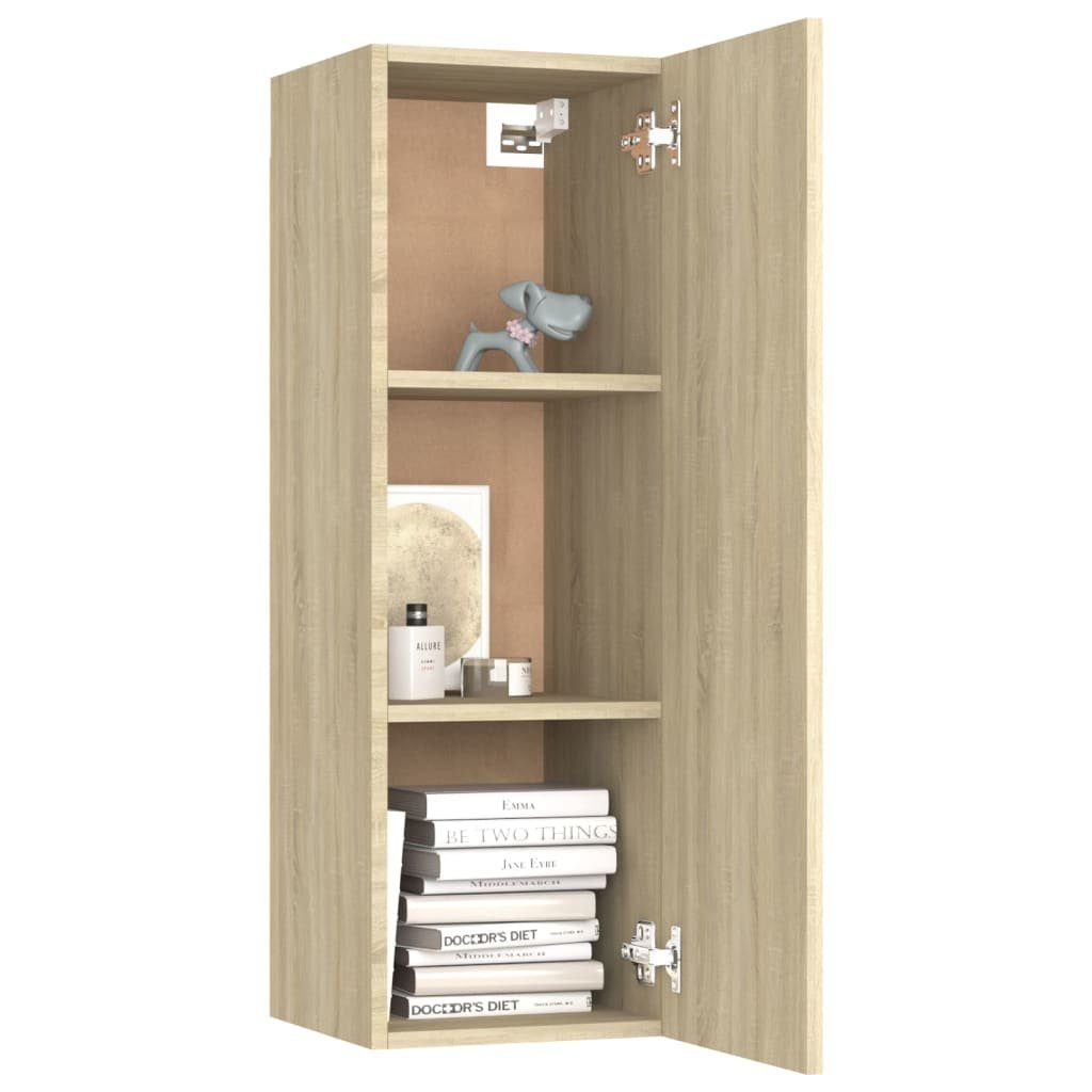 Sonoma-Eiche Holzwerkstoff 2 cm Stk. 30,5x30x90 furnicato TV-Schrank TV-Schränke