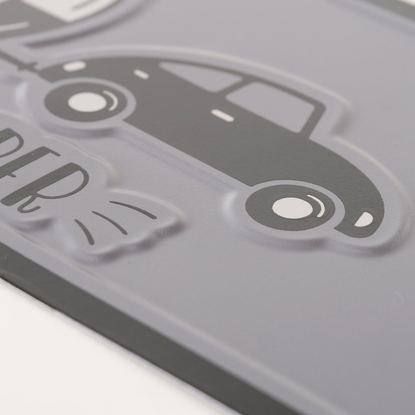 BOLTZE Metallschild 2er Set Metallschild „Happy Camper“ – Camping Schild 30x12 cm, (2 St)