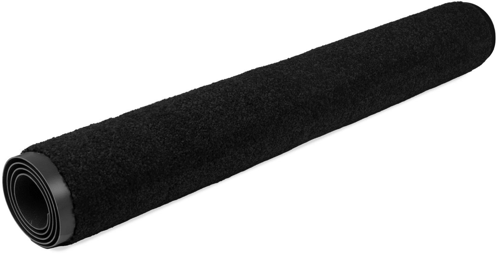 Höhe: in Fußmatte Schmutzfangmatte, CLEAN, rechteckig, mm, große schwarz waschbar Textil, Primaflor-Ideen 8,5 Farbauswahl,