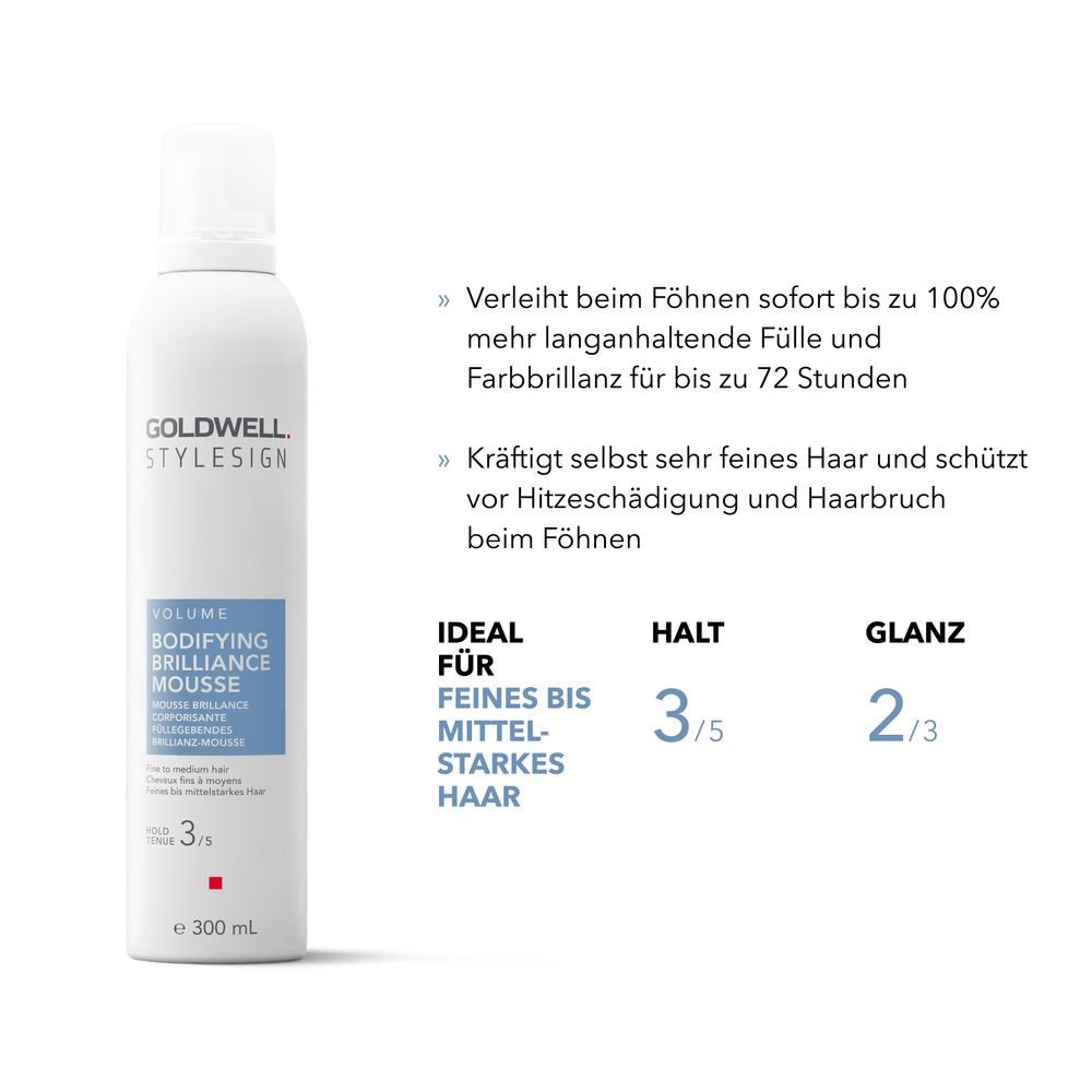Goldwell Haarpflege-Spray Goldwell StyleSign Bodifying Brilliance Mousse 300 ml