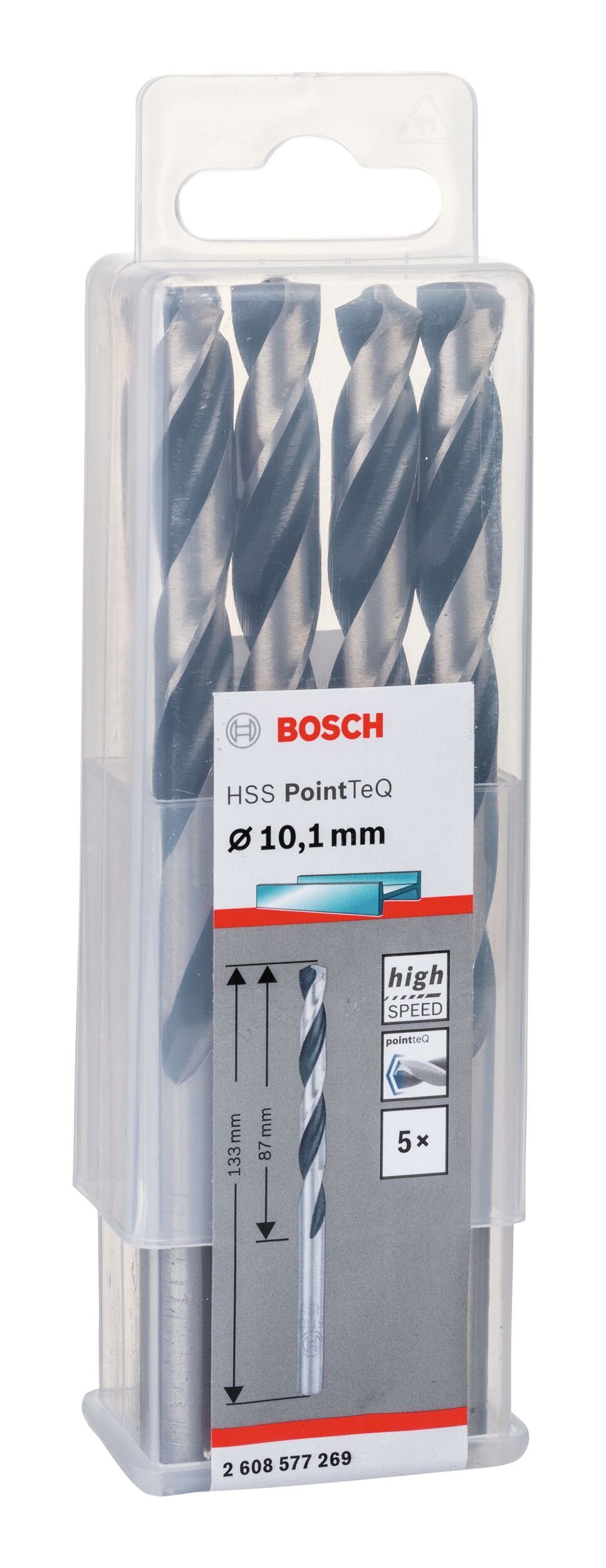 - PointTeQ - 338) 10,1 Stück), Metallbohrer, BOSCH (DIN Metallspiralbohrer mm 5er-Pack HSS (5