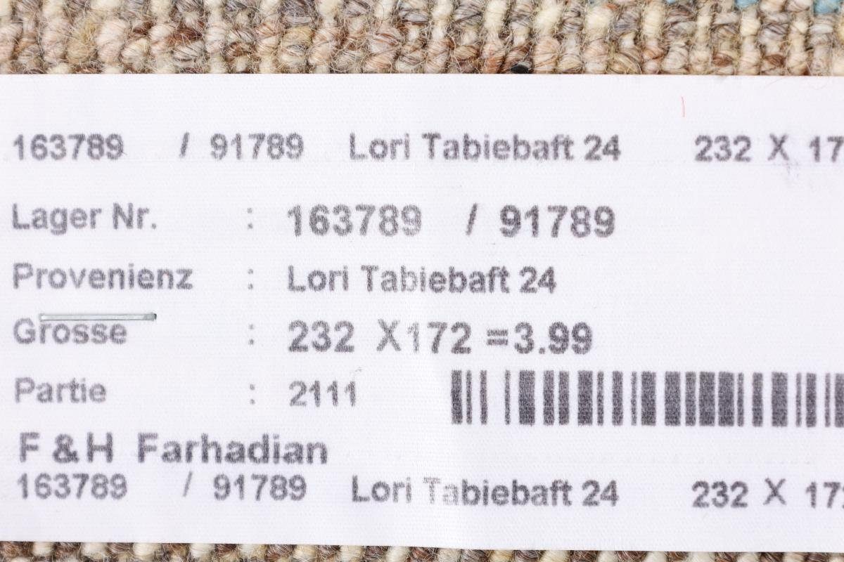 Orientteppich Perser Gabbeh Loribaft Tabiebaft Nain rechteckig, 173x233 Trading, Höhe: 12 Handgeknüpfter Moderner, mm