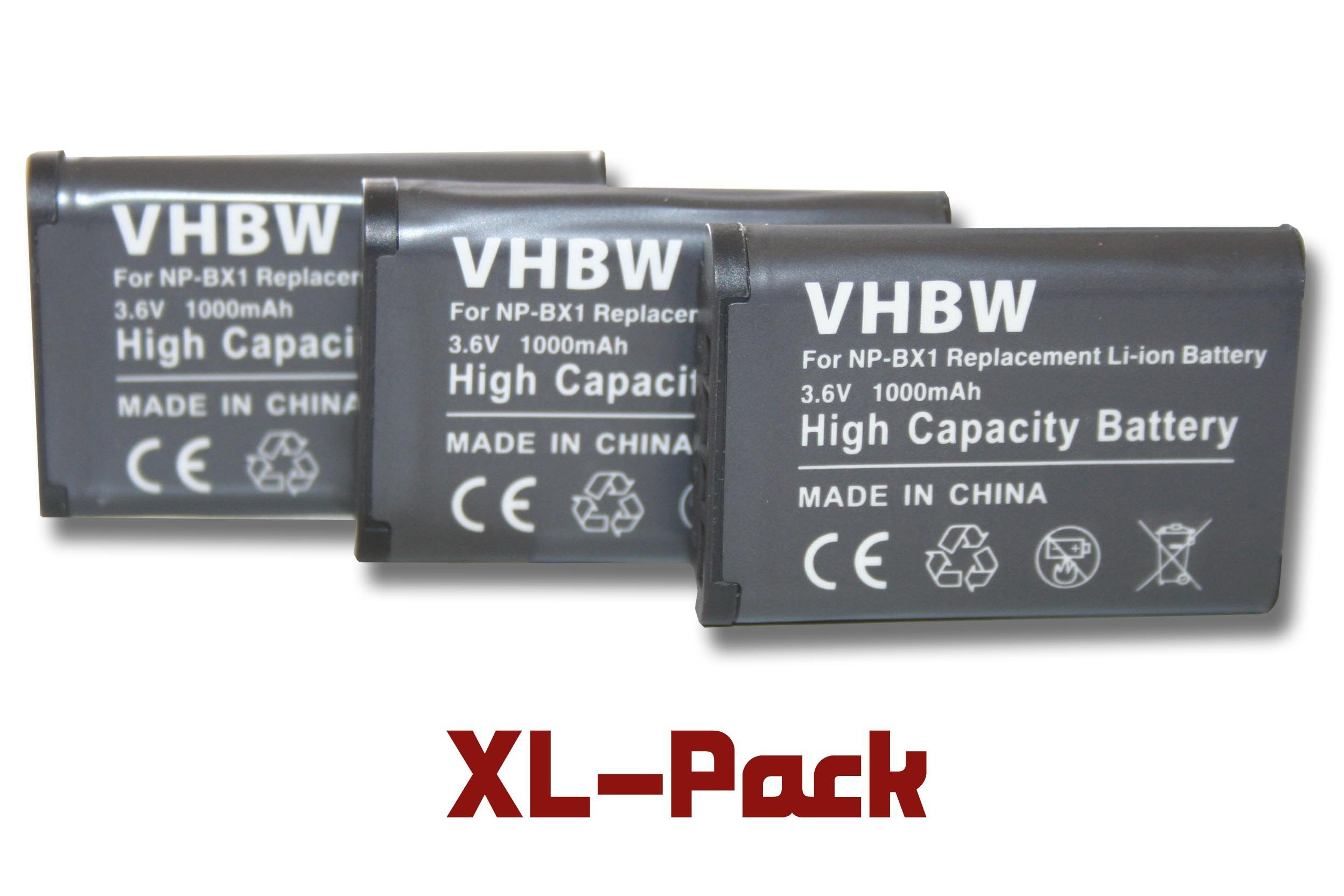 vhbw Kamera-Akku für DSC-RX100M3, 1000 Kamera Sony DSC-RX100M5A, Kompakt DSC-RX100M5, passend Kompatibel / Li-Ion) Digital (1000mAh, Foto mit / Cybershot mAh 3,6V, DSC-RX100M4 Camcorder
