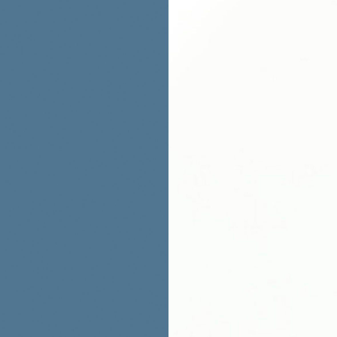 wiho 60 cm Husum breit himmelblau/weiß Küchen Kurzhängeschrank
