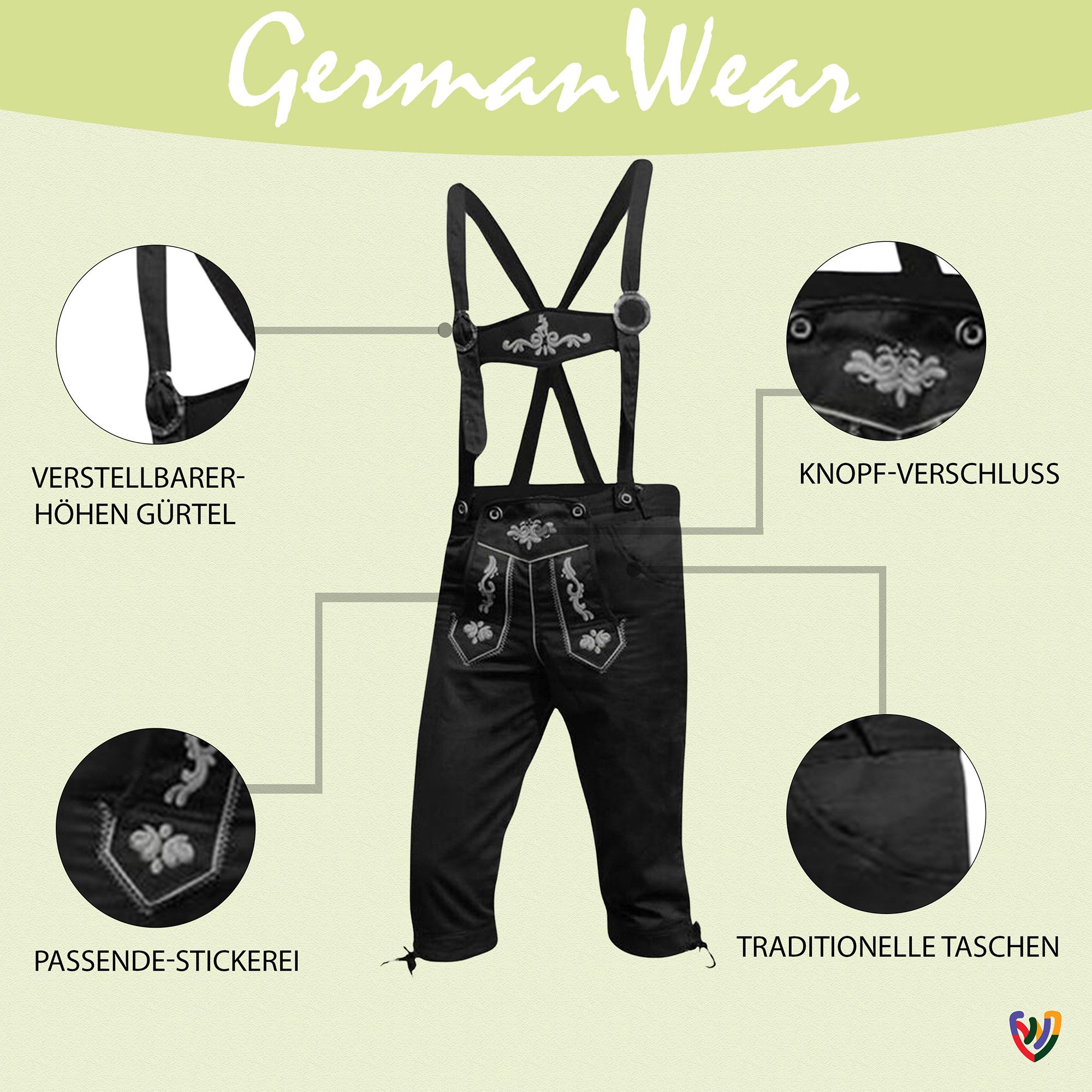 German Wear Trachtenhose GW101 Trachten Jeans günstig online kaufen