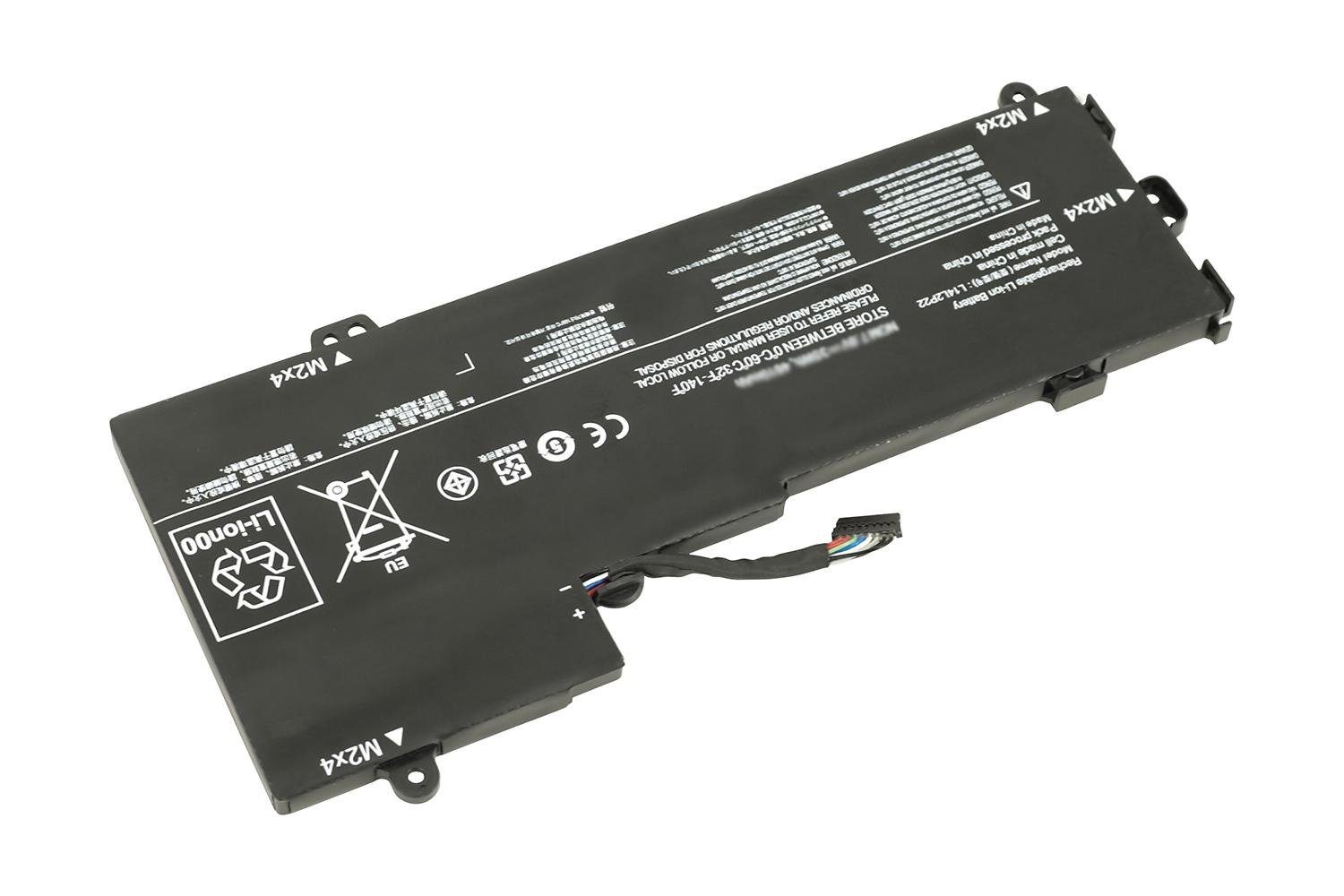 PowerSmart NLV096.72P E31-70, für 510S, E31-80, L14L2P22, Ersatz PC V) IdeaPad IdeaPad LENOVO Laptop-Akku 3800 510S-13IKB Li-Polymer (7,6 mAh