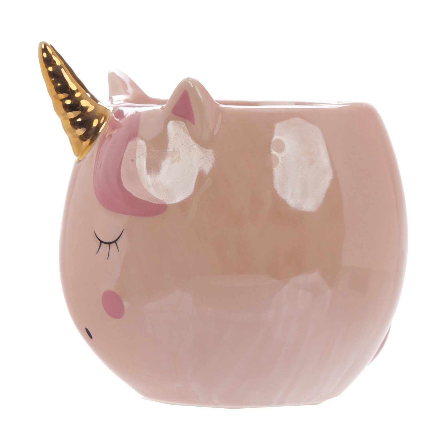 Einhorn Keramik Puckator 3D 100% Enchanted Tasse Cappuccinotasse Kawaii, Rainbows