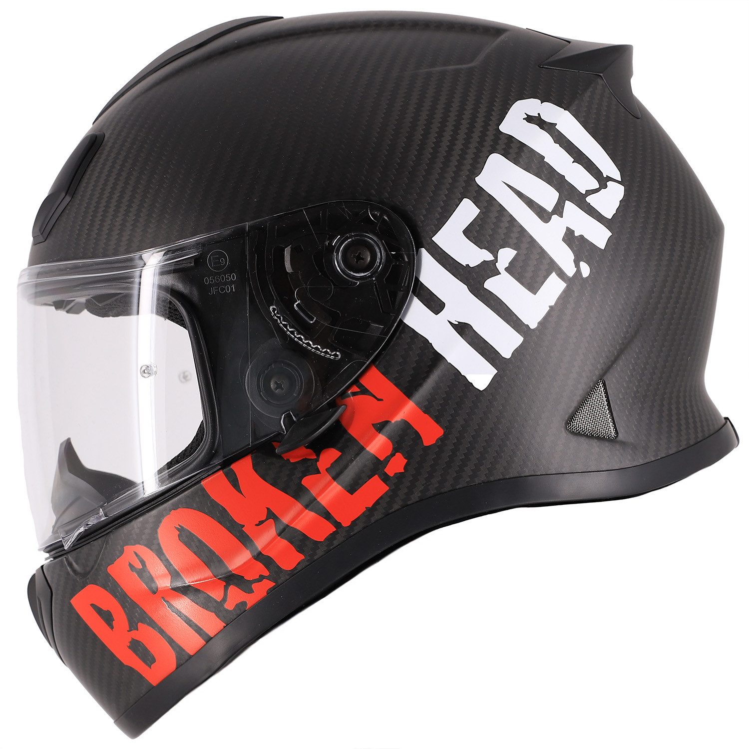 Motorradhelm BeProud Carbon Rot Limited Edition