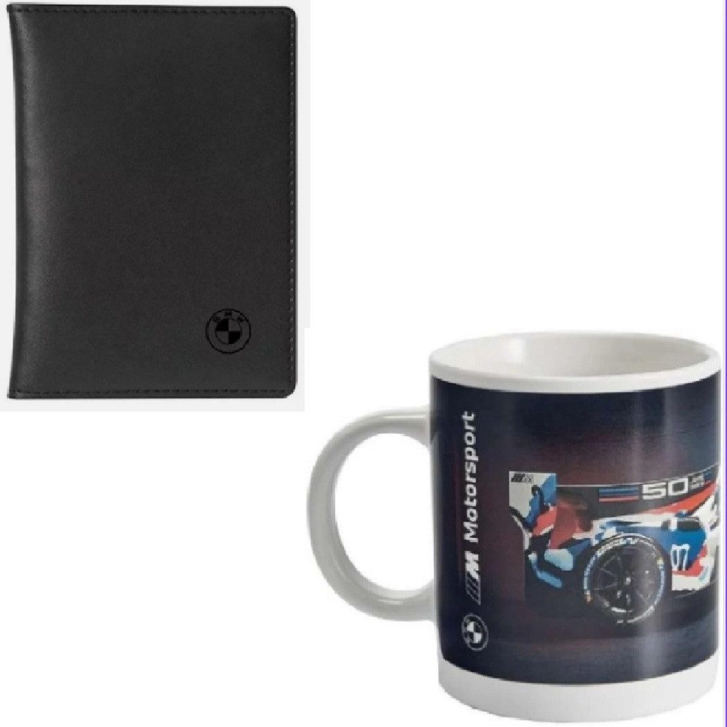 BMW Fahrzeugscheinhülle BMW Fahrzeugscheinhülle 1er 3er 5er alle Modelle + Tasse Becher Kaffee