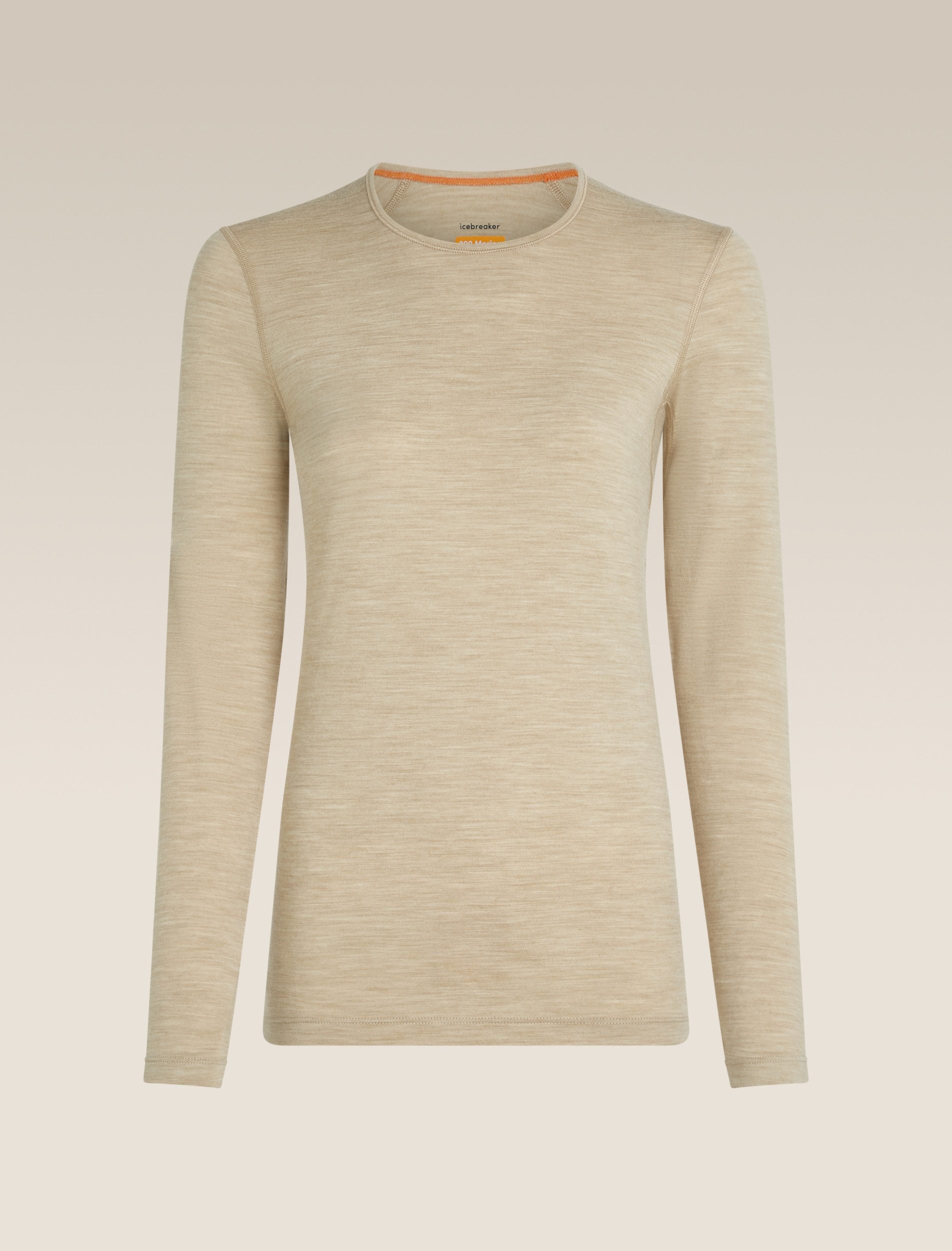 Icebreaker Funktionsunterhemd Women Merino 200 Oasis LS Crewe BAY HTHR