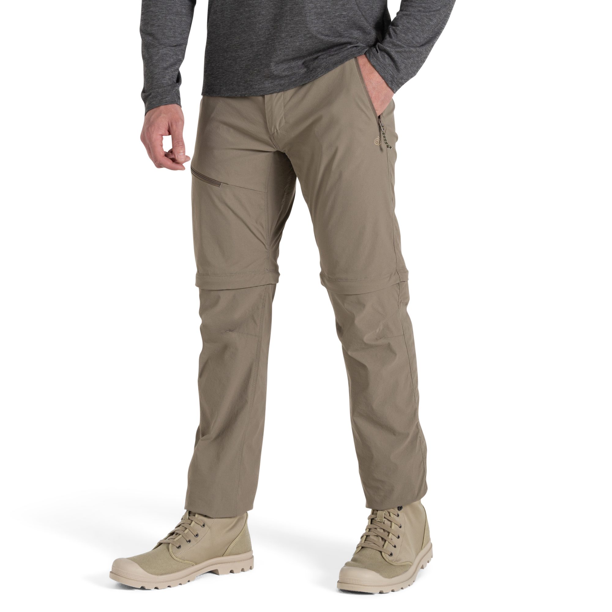 Craghoppers Trekkinghose Craghoppers Herren NosiLife Pro III Zip-Off Hose (Kurzgrößen)
