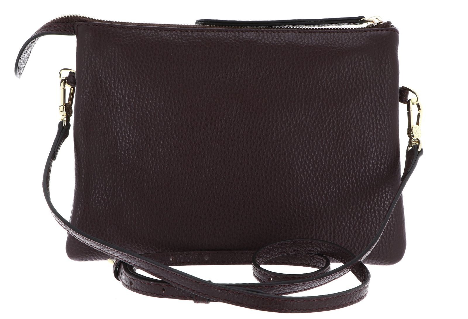 Abro Umhängetasche Crossbody Bag Threefold, aus echtem Leder