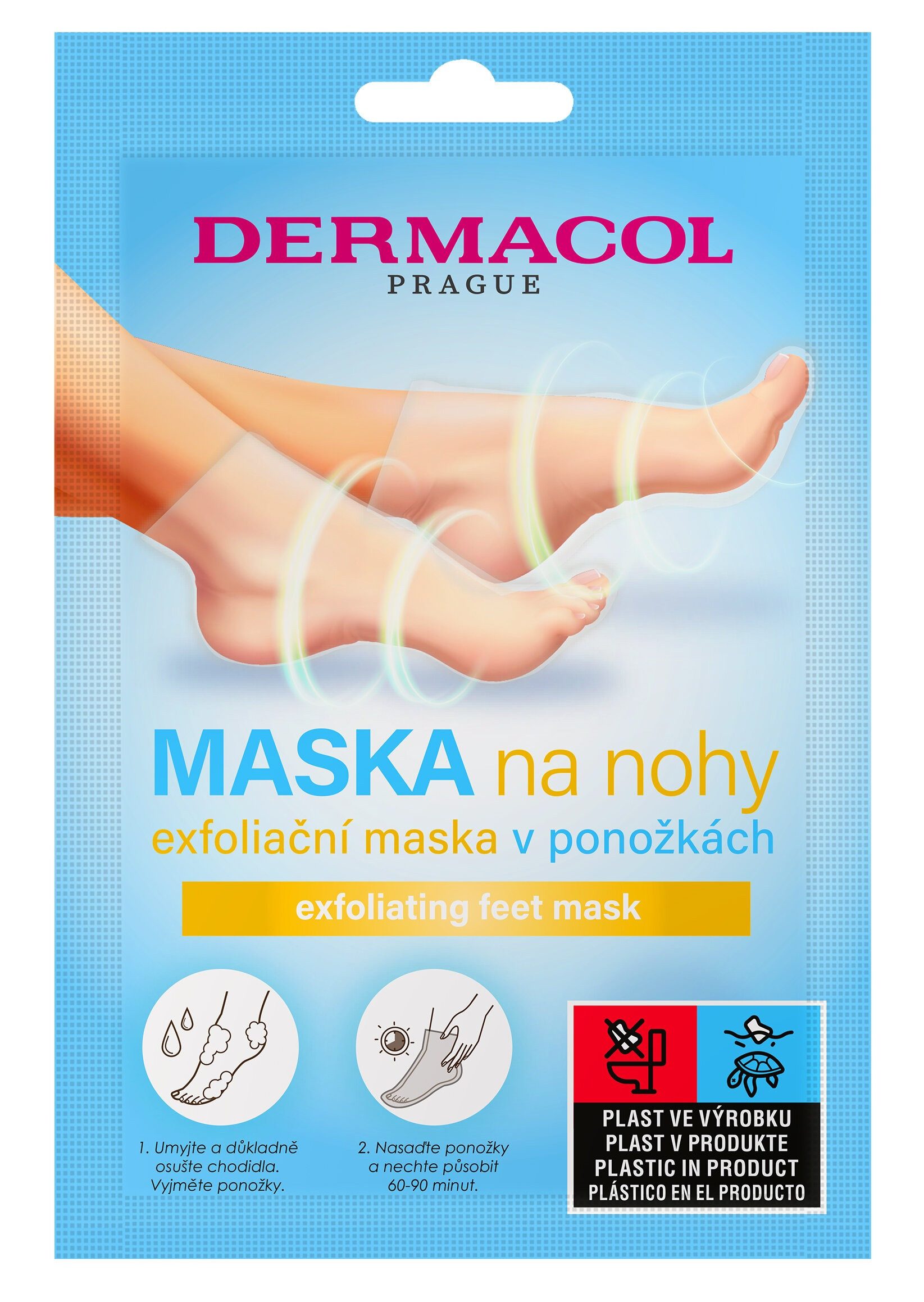 Dermacol Fußmaske Exfoliating Feet Mask in Socks