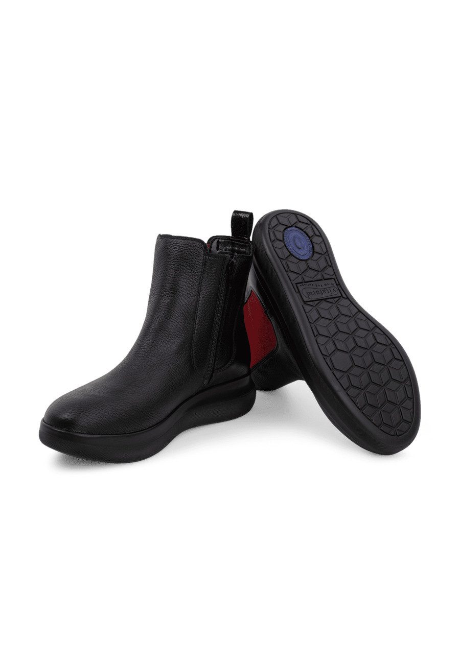 vitaform Damenschuhe Stiefelette Hirschleder Stiefelette