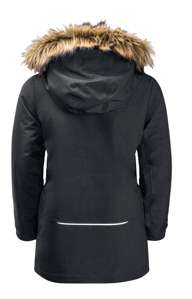 Jack Wolfskin Winterjacke Glacier Peak Parka (wasserdicht, winddicht) phantomgrau Kinder