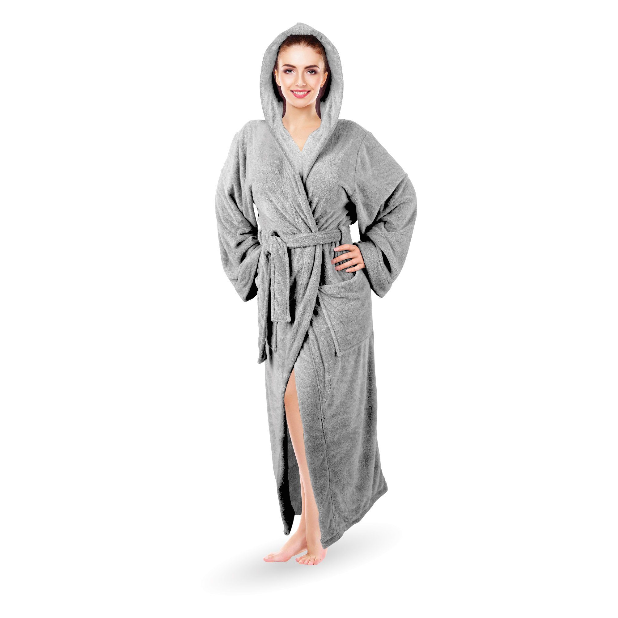Bestlivings Damenbademantel Hausmantel Cozy, extra lang, günstig online kaufen