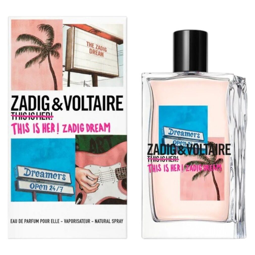 ZADIG & VOLTAIRE Eau de Parfum This Is Her!, Glasflakon, Parfüm EDP, Damenduft