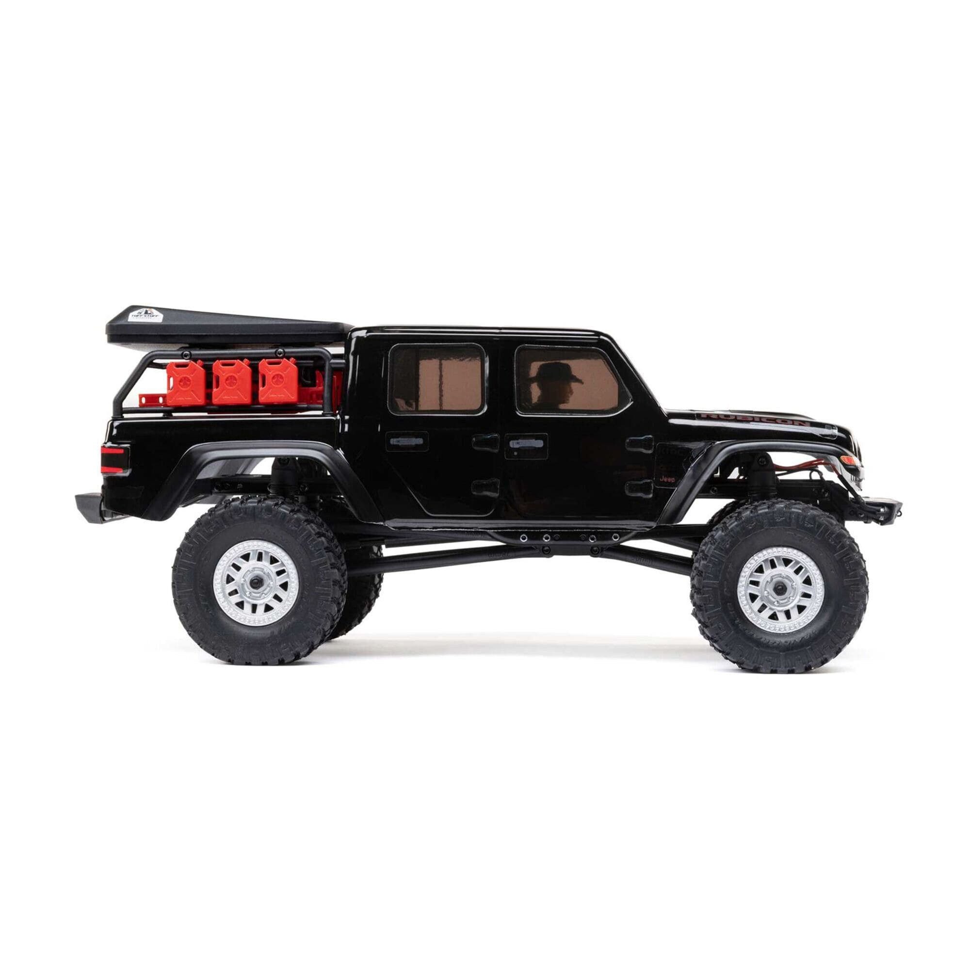 Axial RC-Buggy Axial 1:24 SCX24 Jeep JT Gladiator 4WD Rock Crawler Brushed RTR Black
