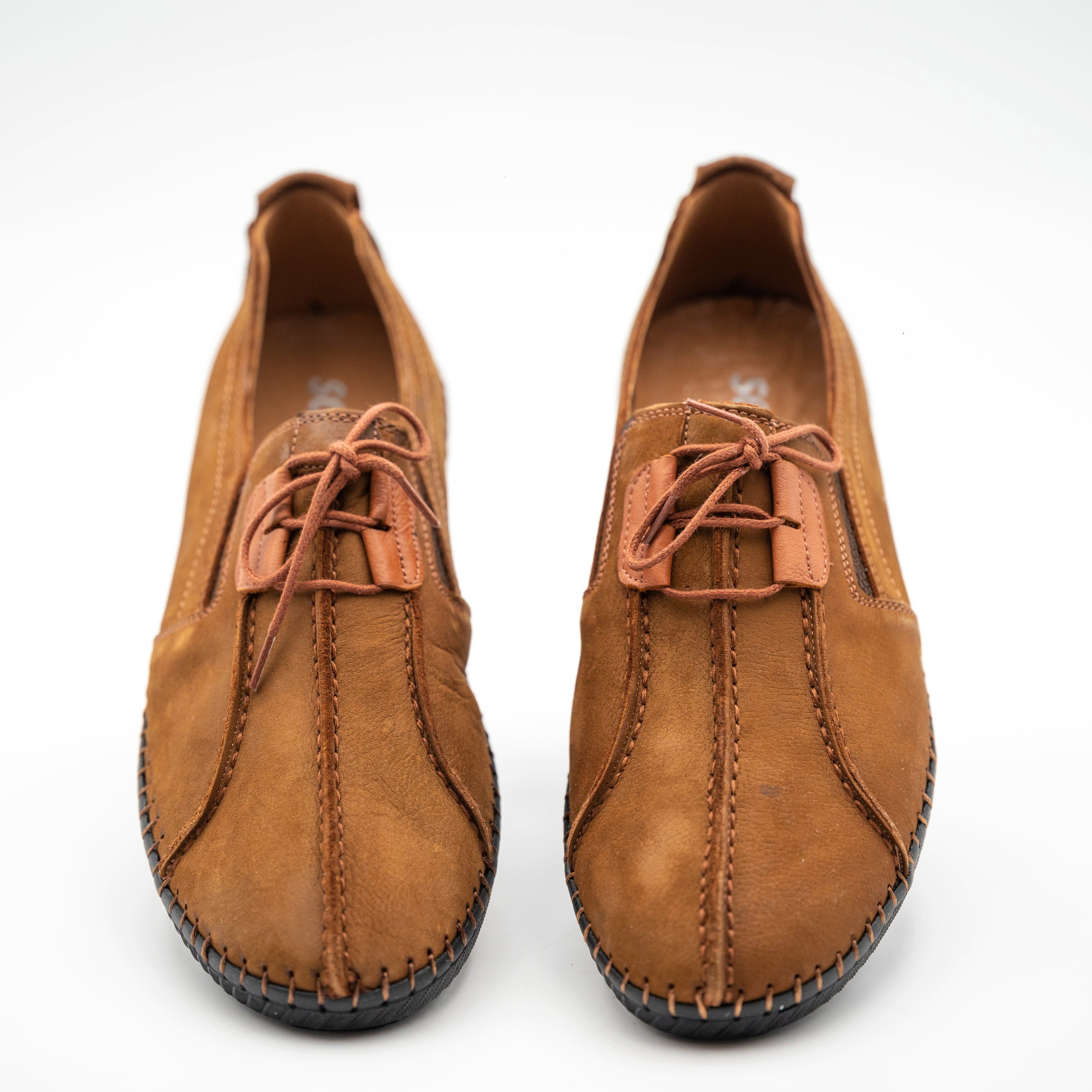 LaMarta Herren Mokassins aus Leder für Büro und Freizeit in braun Mokassin